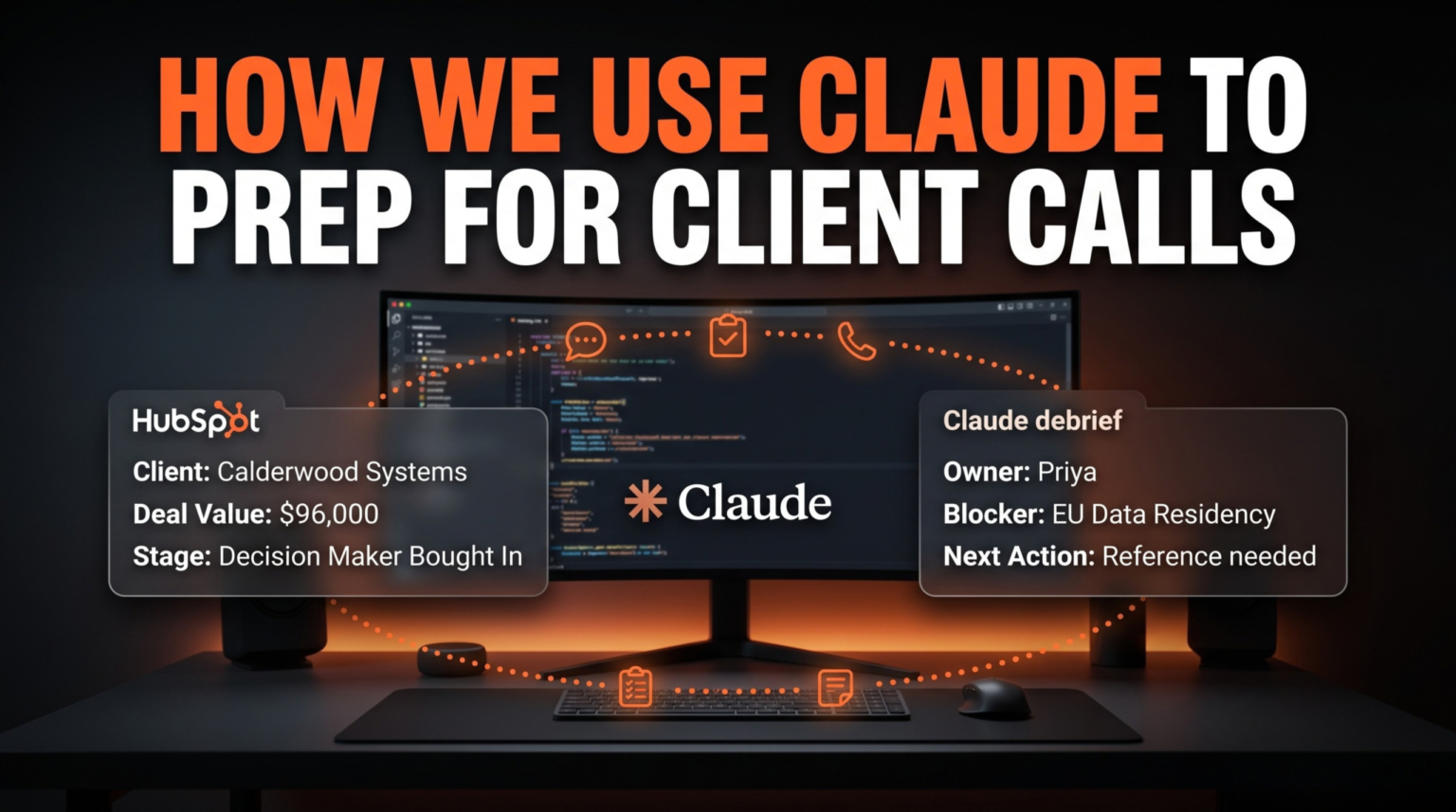 How We Use Claude to Prep for Client Calls